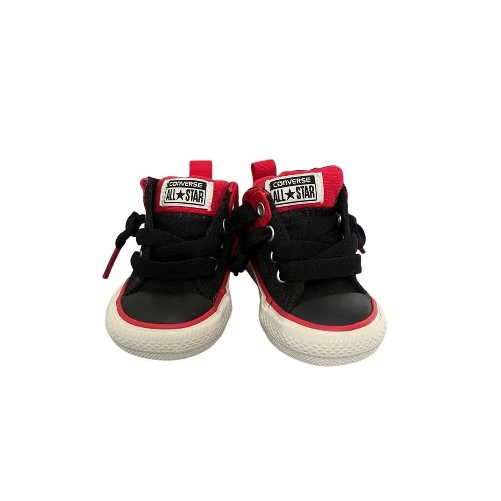 Converse Red‎ and Black Shoes Size 2